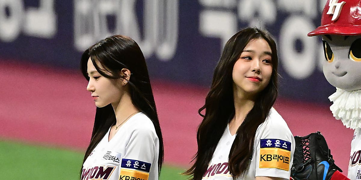 PHOTO】tripleS キム・ナギョン＆キム・チェヨン、始球・始打式に登場