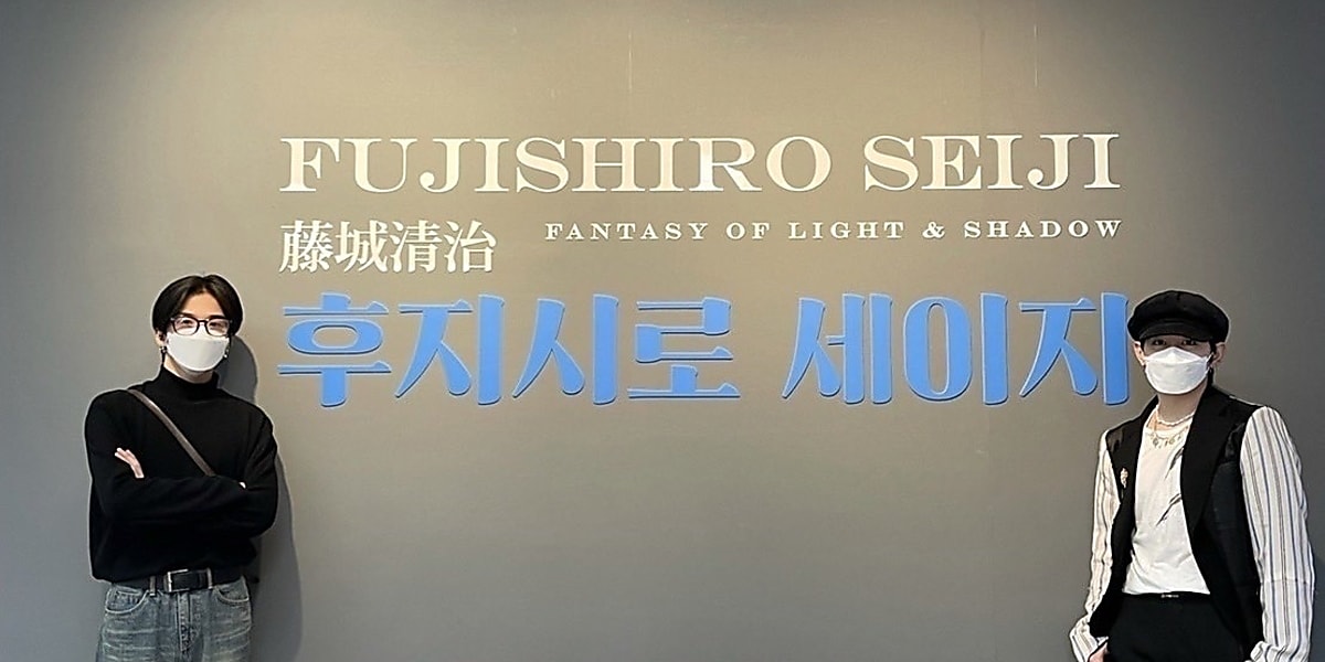 Treasure アサヒ マシホ 韓国で開催中の藤城清治の作品展を訪問 記念写真を公開 Kstyle