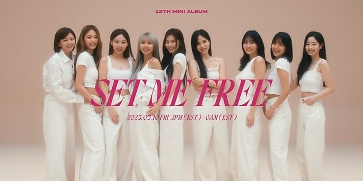 TWICE、新曲「SET ME FREE」MV予告映像を公開…メンバーたちの素顔に ...