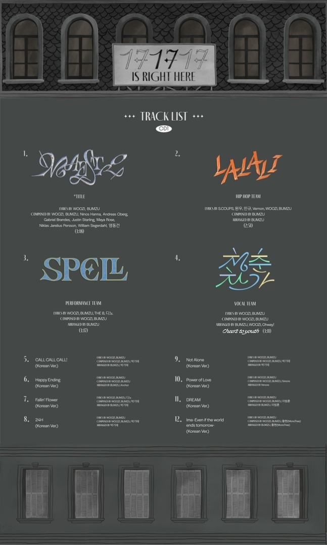 SEVENTEEN's best album "17 IS RIGHT HERE" features 4 new songs along with their hit tracks, set to release on April 29th.