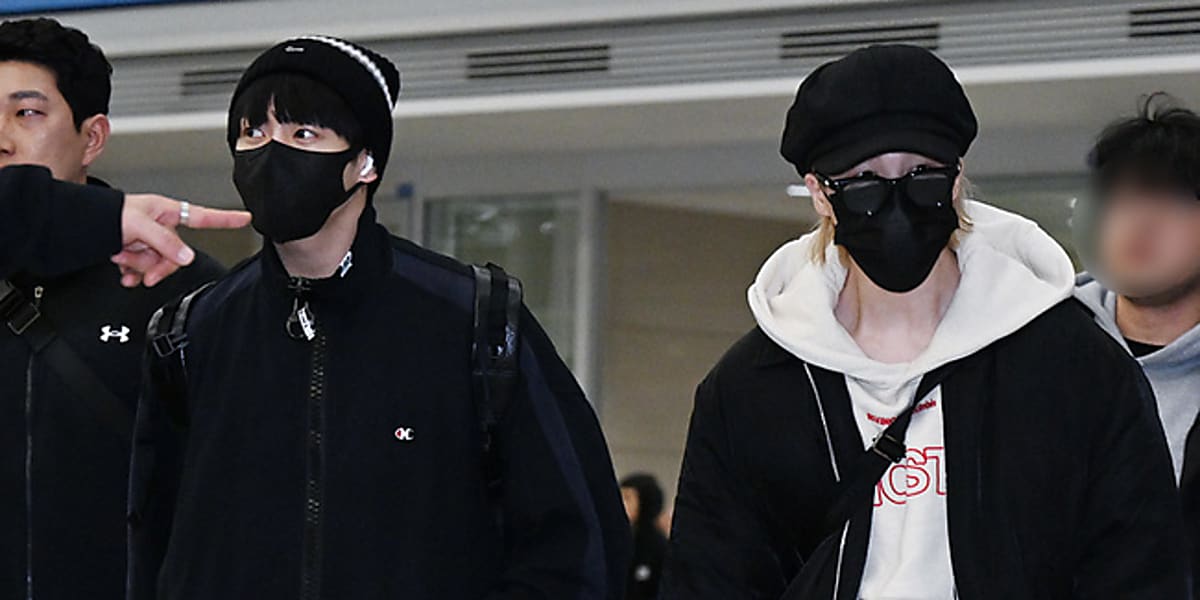 PHOTO】BTS ジミン＆ジョングク、日本でのスケジュールを終えて帰国