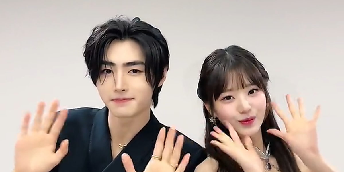 IVE's Wonyoung and ENHYPEN's Sunghoon showcase a dance challenge to IVE's "All Night" on TikTok, drawing attention to their reunion as former MCs of "Music Bank."