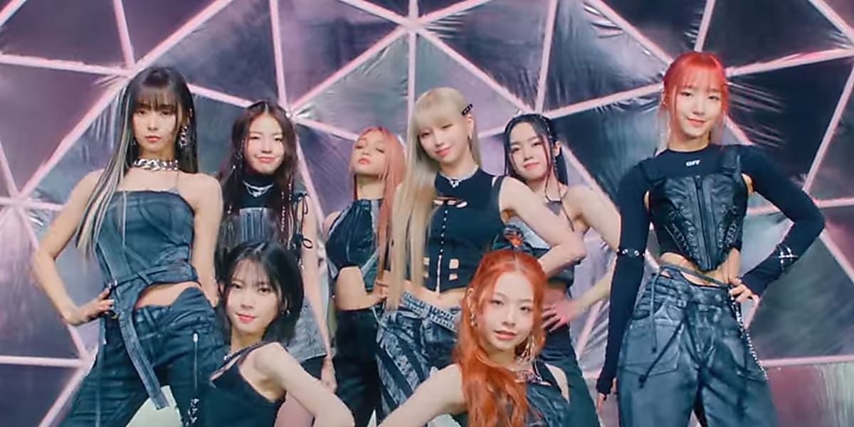 Rookie group UNIS debuts with "SUPERWOMAN" music video, showcasing their lively sound and confident lyrics.