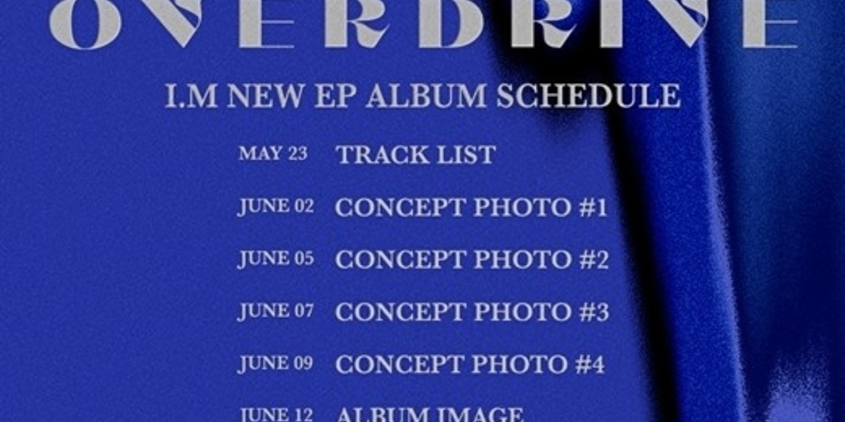 MONSTA XのI․M、ソロアルバム「OVERDRIVE」の発売日が6月23日に確定！スケジュールイメージを公開 Kstyle