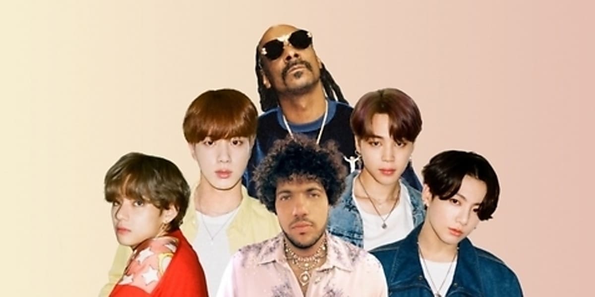BTS（防弾少年団）4人が参加！ベニー・ブランコとスヌープ・ドッグとの