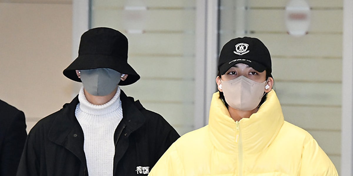 PHOTO】SEVENTEEN ジョンハン＆ウォヌ、日本ドームツアーを終えて帰国