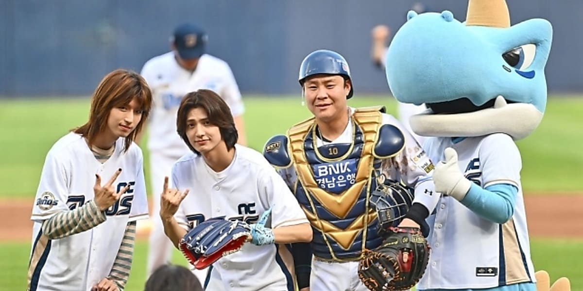 PHOTO】Xdinary Heroes ジュヨン＆ジュンハン、始球・始打式に登場