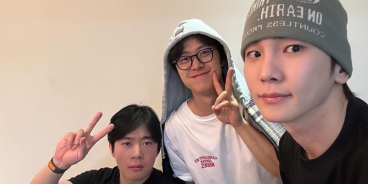 Key of SHINee reunites with co-stars Gong Myung and Kim Dong Young, sharing photos from their time together on a popular drama.