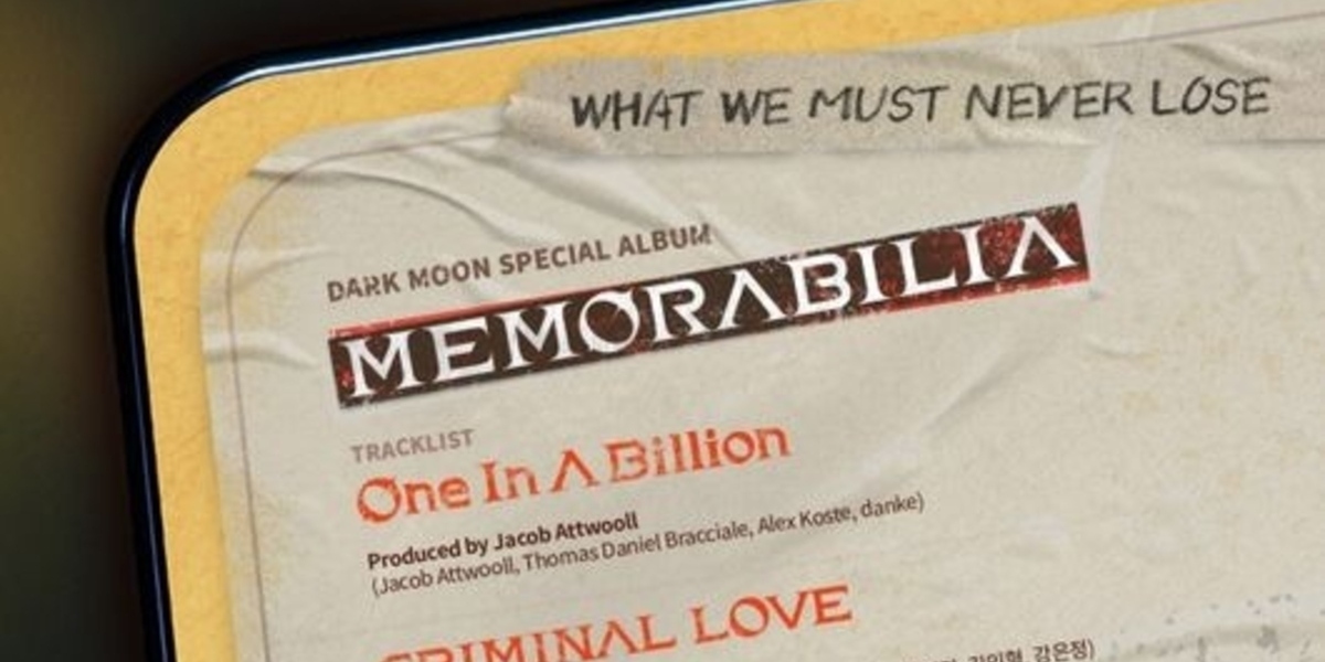 ENHYPENの「DARK MOON」スペシャルアルバム「MEMORABILIA」のトラックリストが公開。6曲収録。タイトル曲は「Fatal Trouble」。