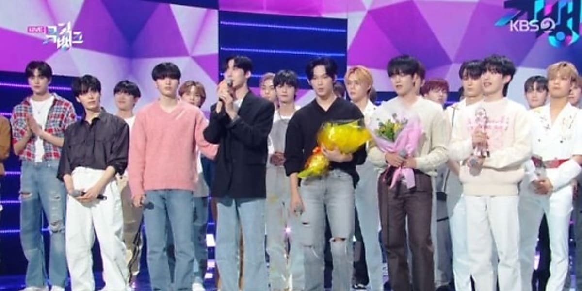 ONEUS「ミュージックバンク」で地上波初の1位に！涙で感謝の挨拶“信じ