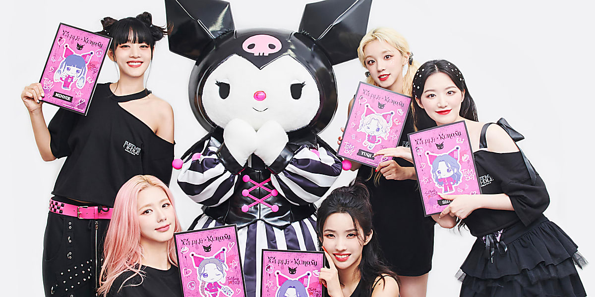 G)I-DLE、クロミとコラボしたキャラクターのアートワークが公開！11月
