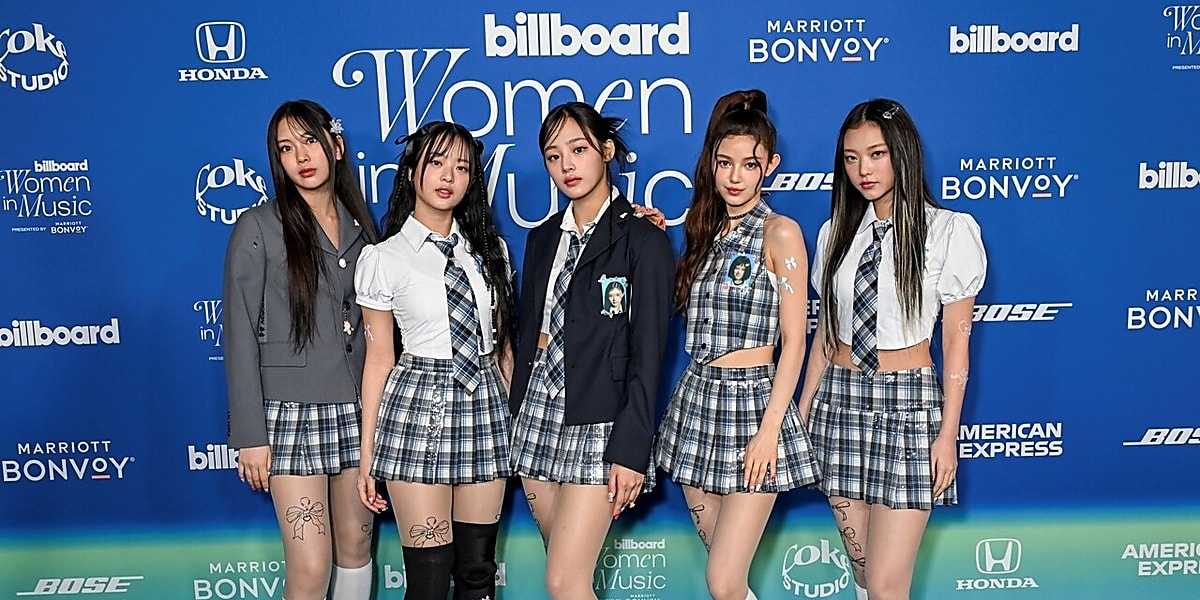 NewJeans wins "Group of the Year Award" at "2024 Billboard Women In Music Awards," making history as the first K-POP group to do so.