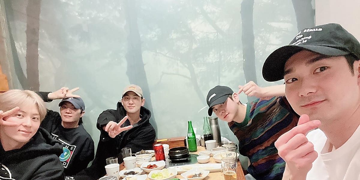 NU'EST members gather for meal & photos, celebrating 12th anniversary, ahead of Minhyun's enlistment, and changes in agency contracts.