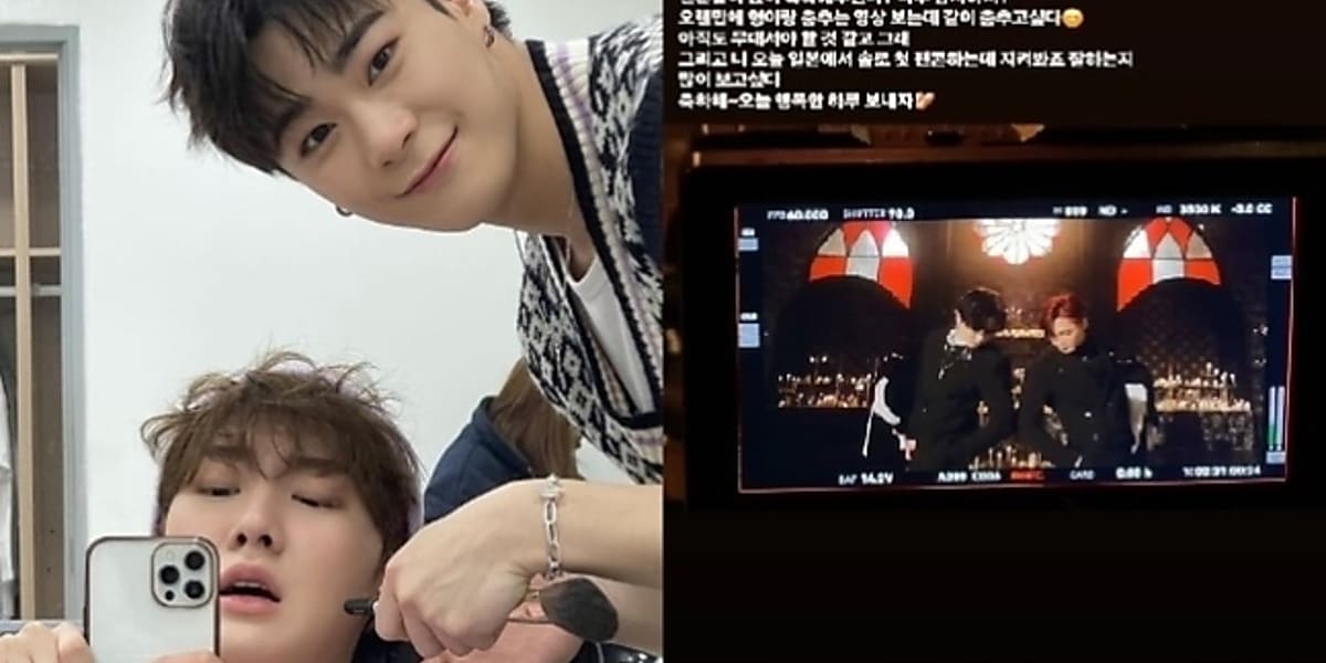 ASTRO ユンサナ、ムンビンさんとのユニットデビュー4周年を迎え…恋しさ