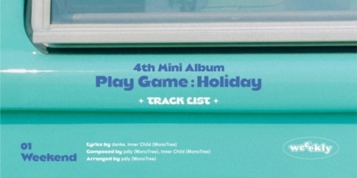 ◇Weeekly 4th Mini Album 『Play Game:Holiday』 M world ver. 直筆