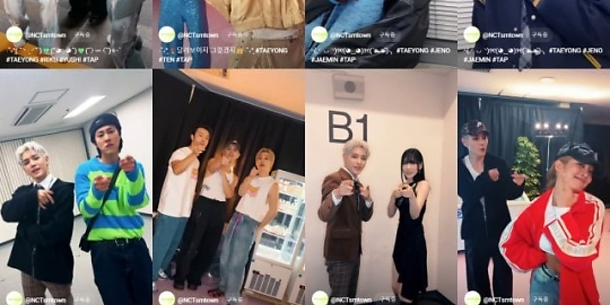 NCT's Taeyong's "TAP" challenge for his new song is popular on global platforms like TikTok and Instagram Reels, with participation from other K-pop idols.