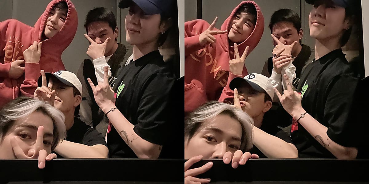 GOT7メンバーが再会！入隊中のJAY Bの姿も…笑顔の集合ショットが話題