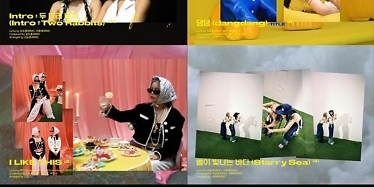 ソラ＆ムンビョルのユニット”MAMAMOO+、1stミニアルバム「TWO RABBITS