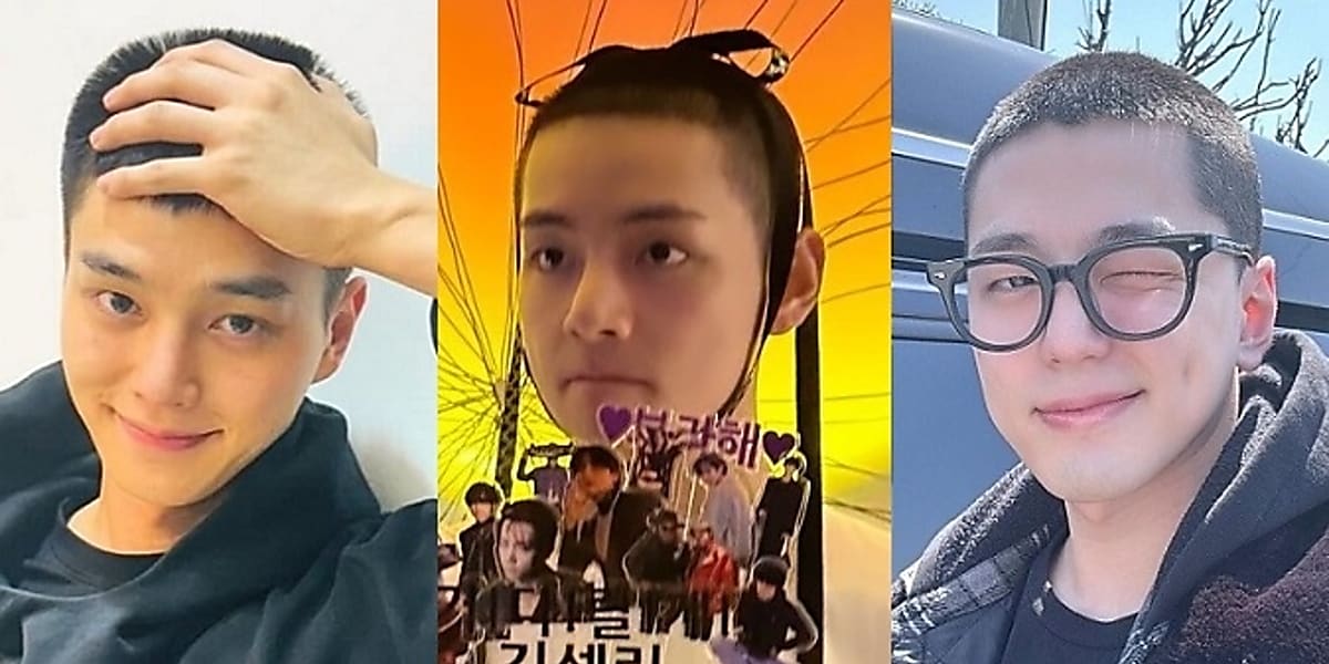 Korean stars like Song Kang and Kim Mingyu surprise fans with their shaved heads, proving that handsome is timeless.