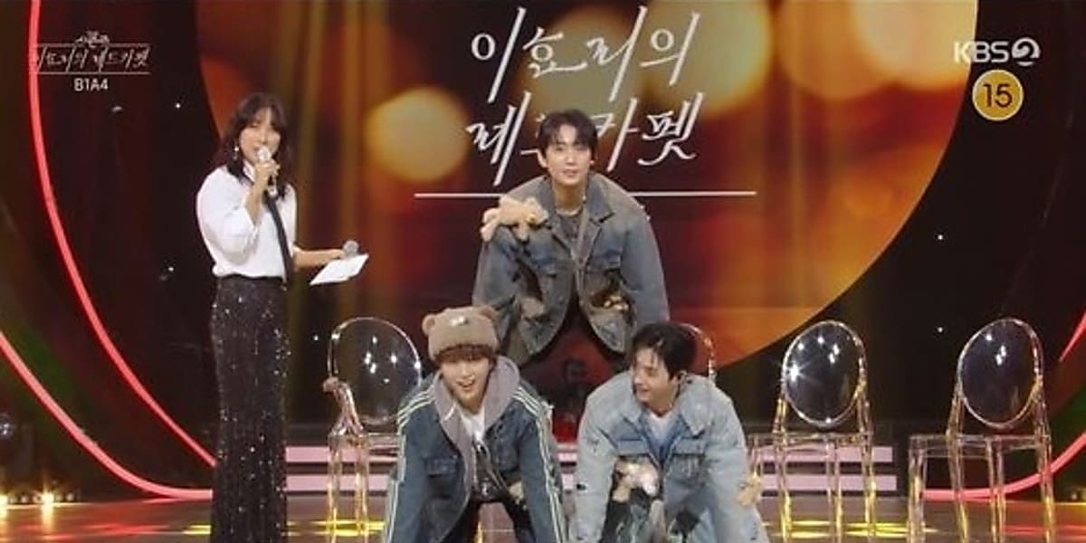 Lee Hyori and B1A4 appeared on KBS 2TV, performing and sharing stories about their connection and comeback.
