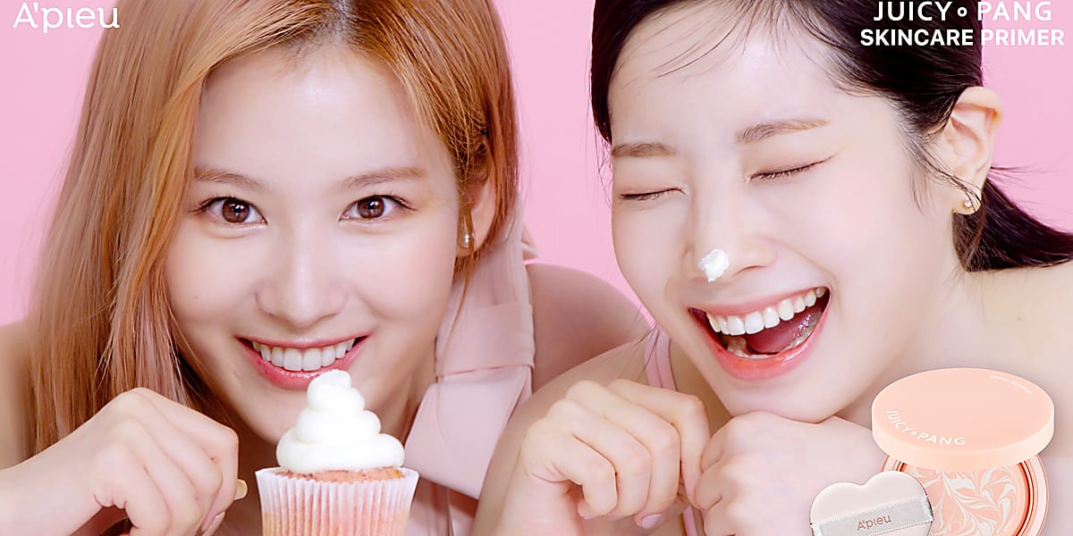 TWICE サナ＆ダヒョン出演「A'pieu」のWEB動画が公開…ここだけの撮影