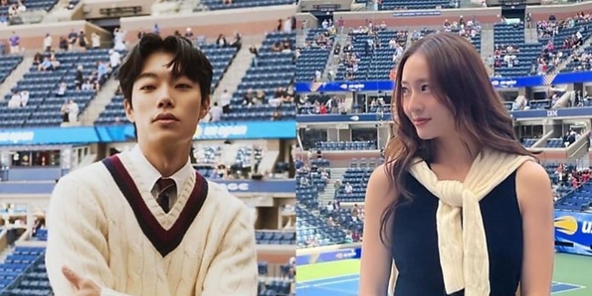 Love Match: Ryu Jun-yeol and Krystal Serve Up a Stylish Date at the 2024 US Open Tennis