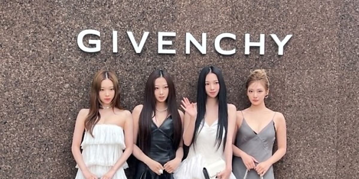 aespa、パリでの「GIVENCHY」ファッションショーにファン殺到