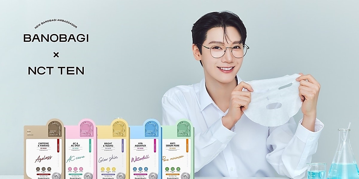 NCT's Ten selected as model for BANOBAGI Cosmetic, launching "DX Masks." Special event on May 4th with discounts and bonus points.
